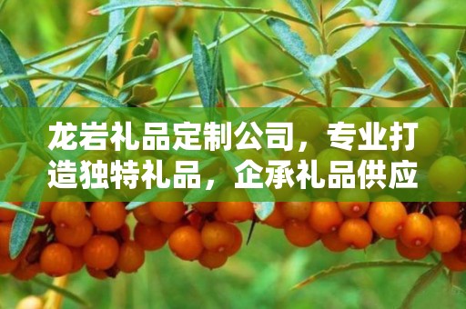 龙岩礼品定制公司，专业打造独特礼品，企承礼品供应链引领行业新风尚